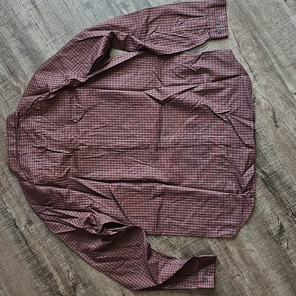 Theory - Checkered Button Down Shirt - image 6